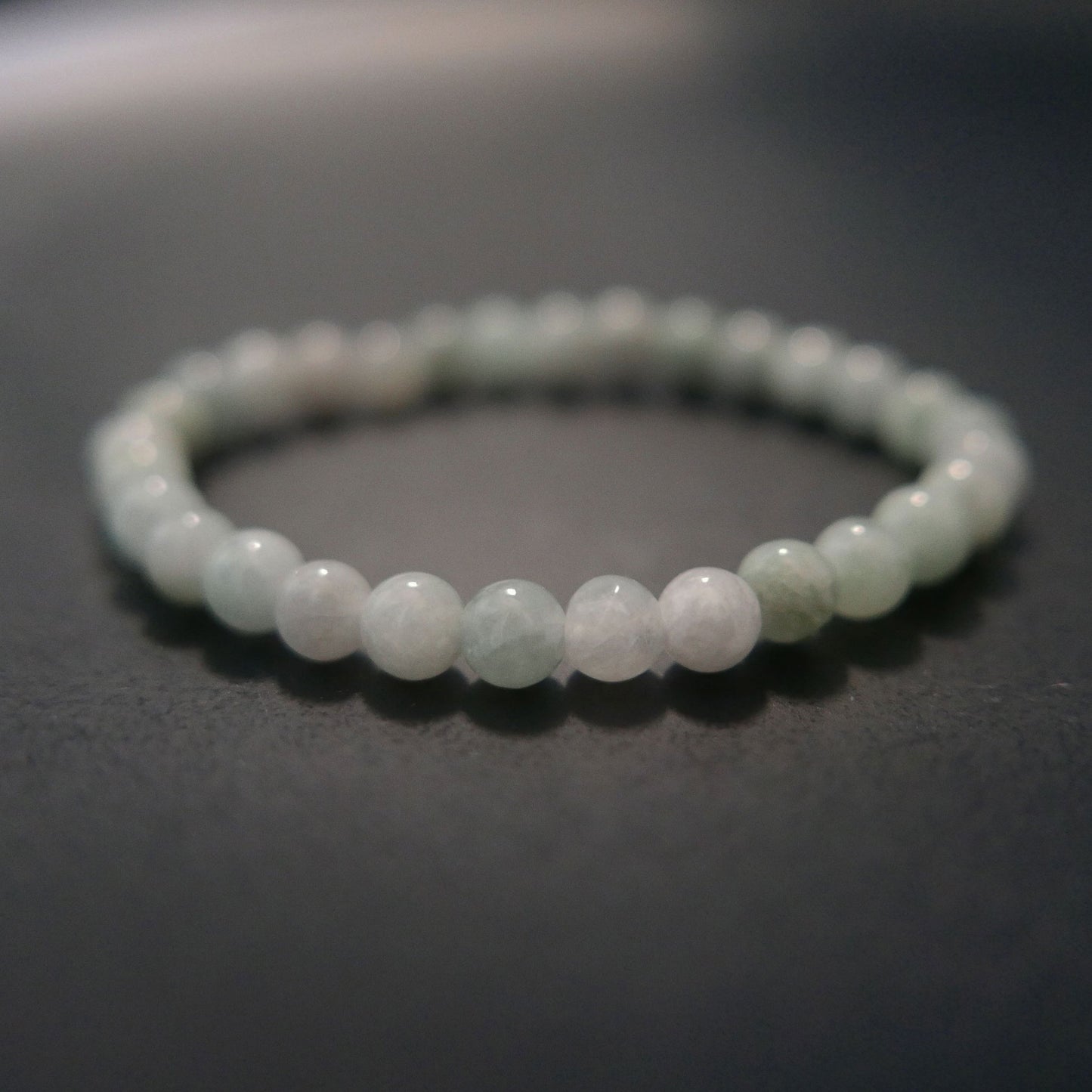 Green Jade Bracelet (5.5-6mm) | Snow Heart Crystals - Online Crystal Shop Canada 