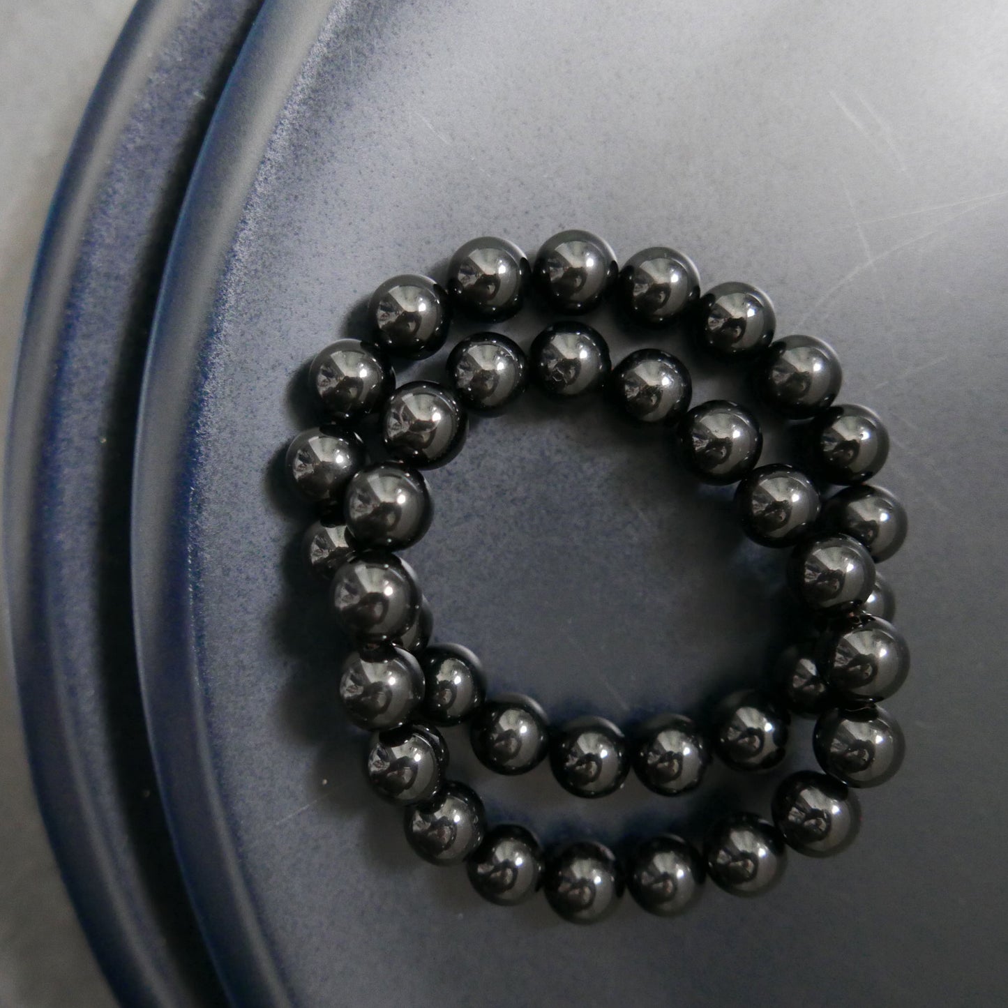Black Tourmaline Bracelet (9.5-10mm) | Snow Heart Crystals - Online Crystal Shop Canada