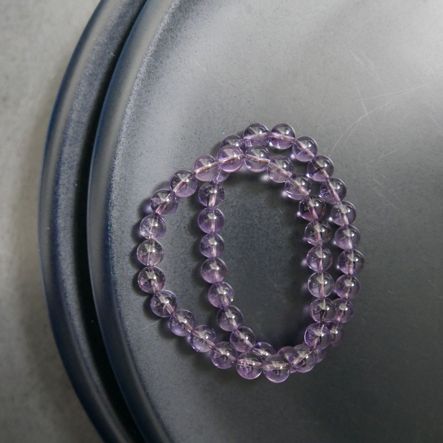 Amethyst Bracelet (8-8.5mm) | Snow Heart Crystals - Online Crystal Shop Canada
