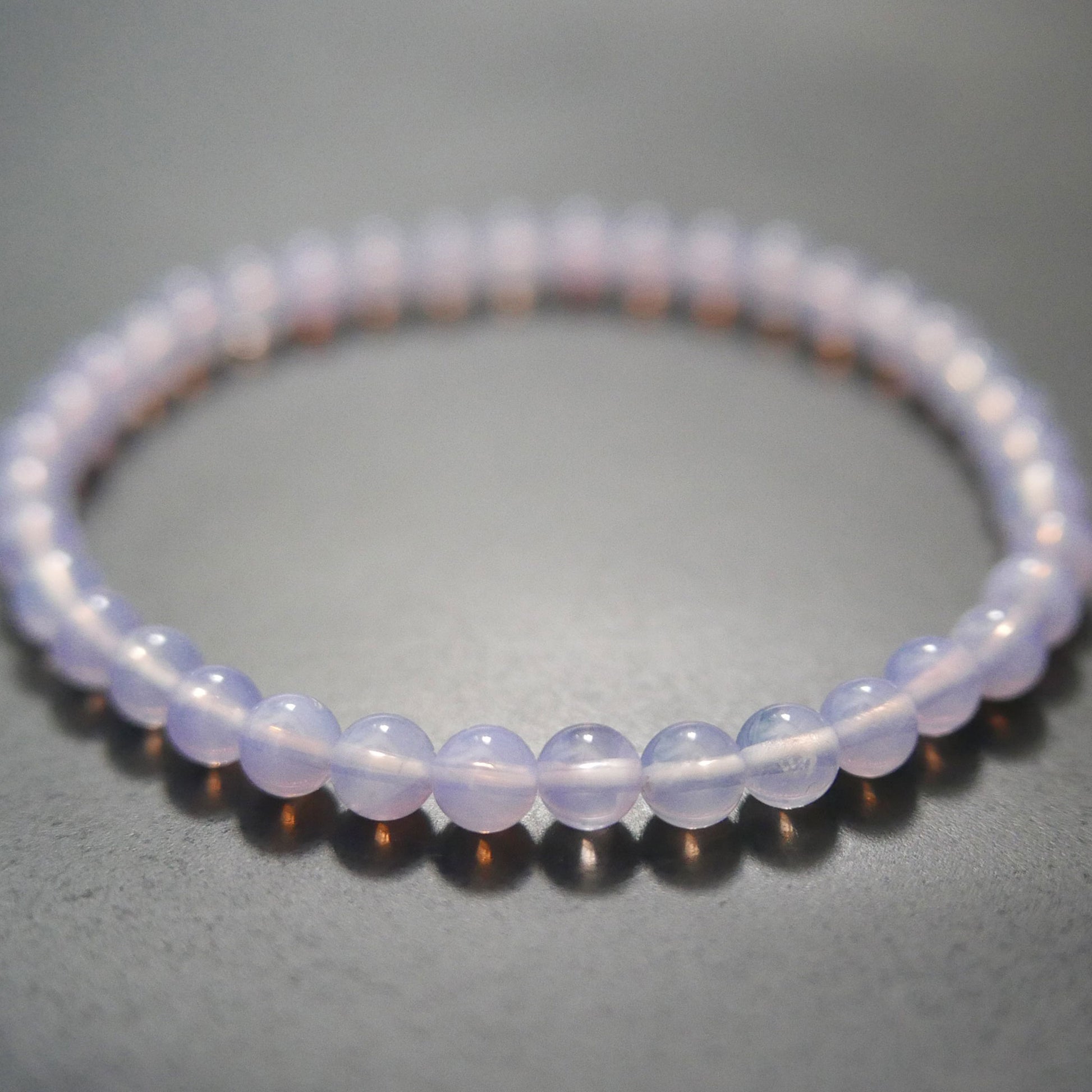 Lavender Moon Quartz Bracelet (4-4.5mm) | Snow Heart Crystals - Online Crystal Shop Canada 