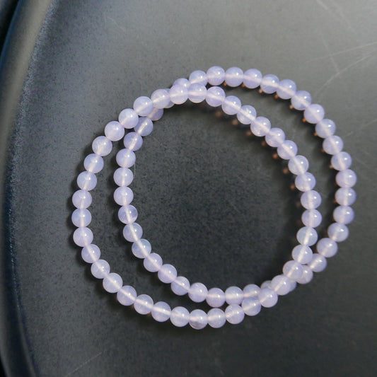 Lavender Moon Quartz Bracelet (4-4.5mm) | Snow Heart Crystals - Online Crystal Shop Canada 