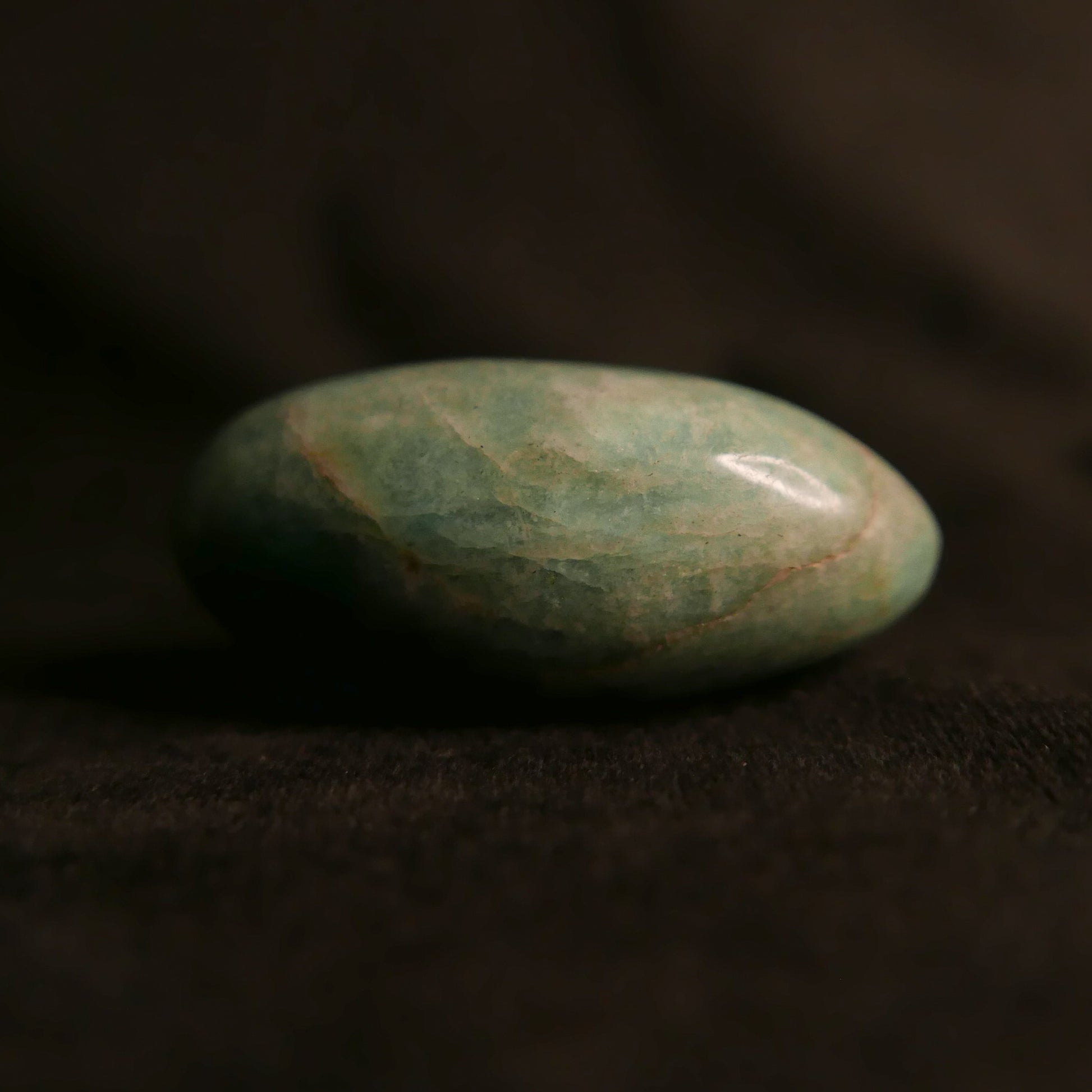 Amazonite Palm Stone | Snow Heart Crystals