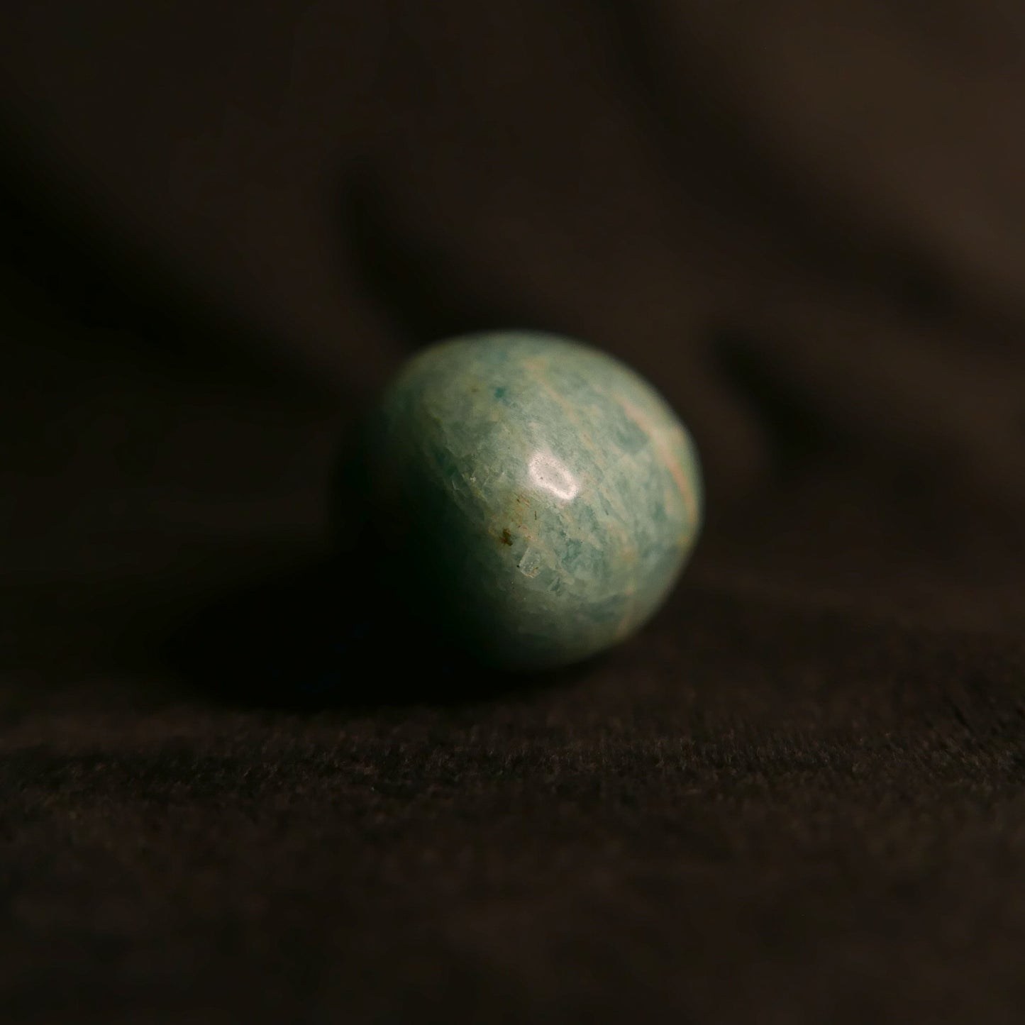 Amazonite Palm Stone | Snow Heart Crystals