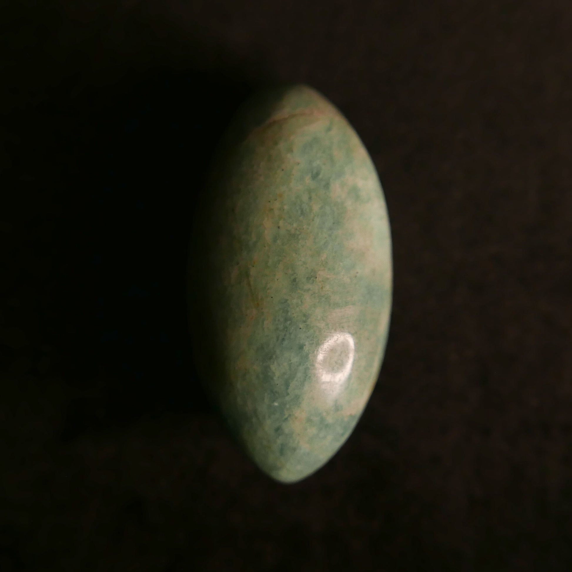 Amazonite Palm Stone | Snow Heart Crystals