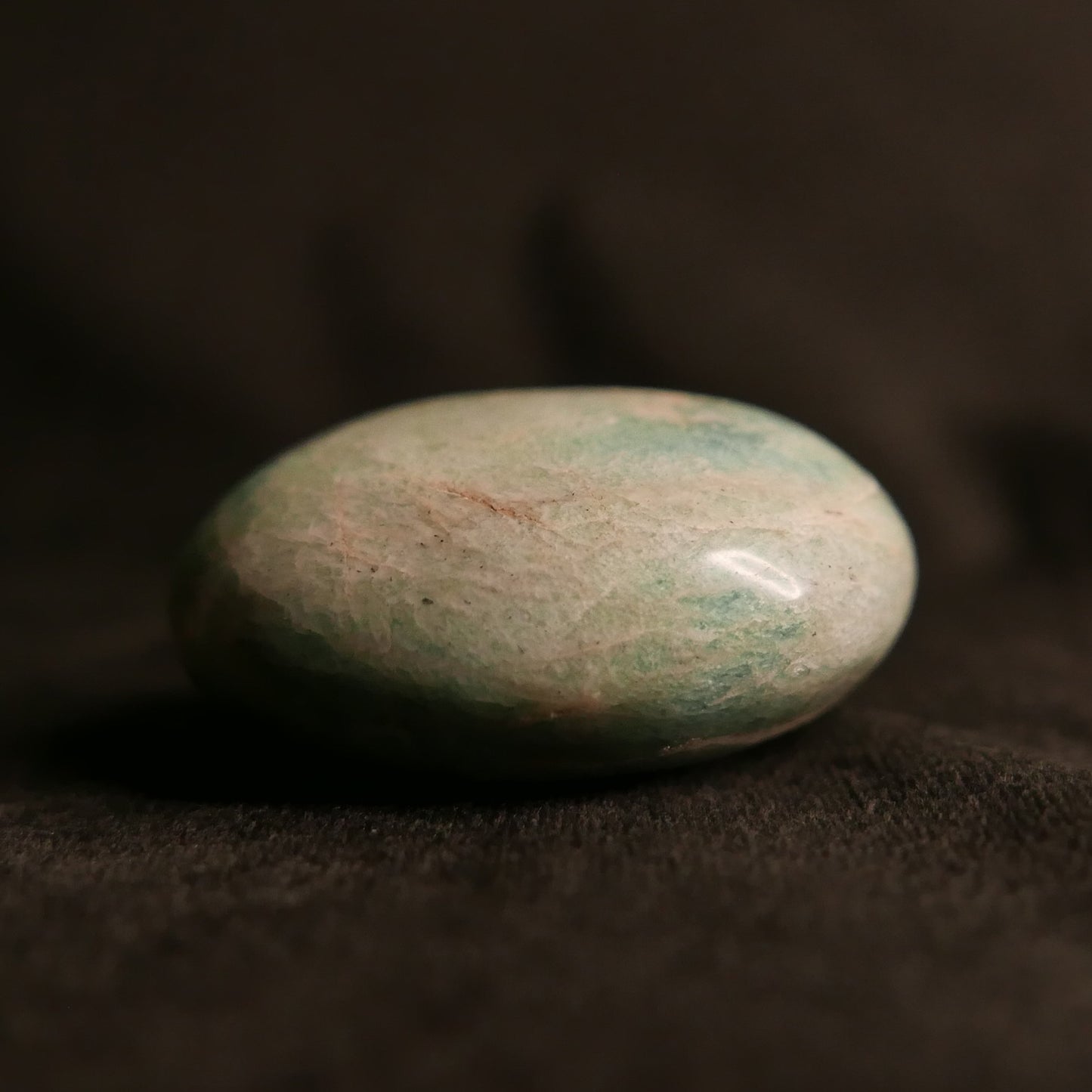 Amazonite Palm Stone | Snow Heart Crystals