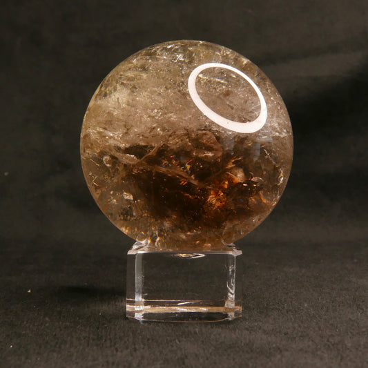 Smoky Citrine Sphere | Snow Heart Crystals 