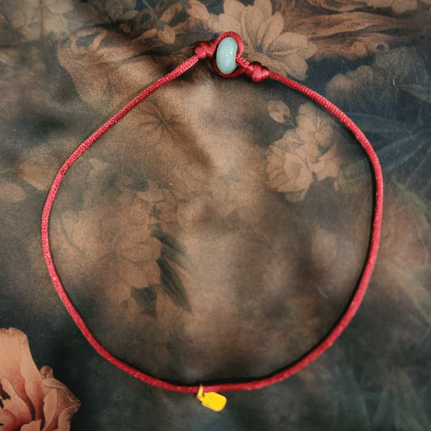 "Lucky" Jade Donut Cord Bracelet | Snow Heart Crystals