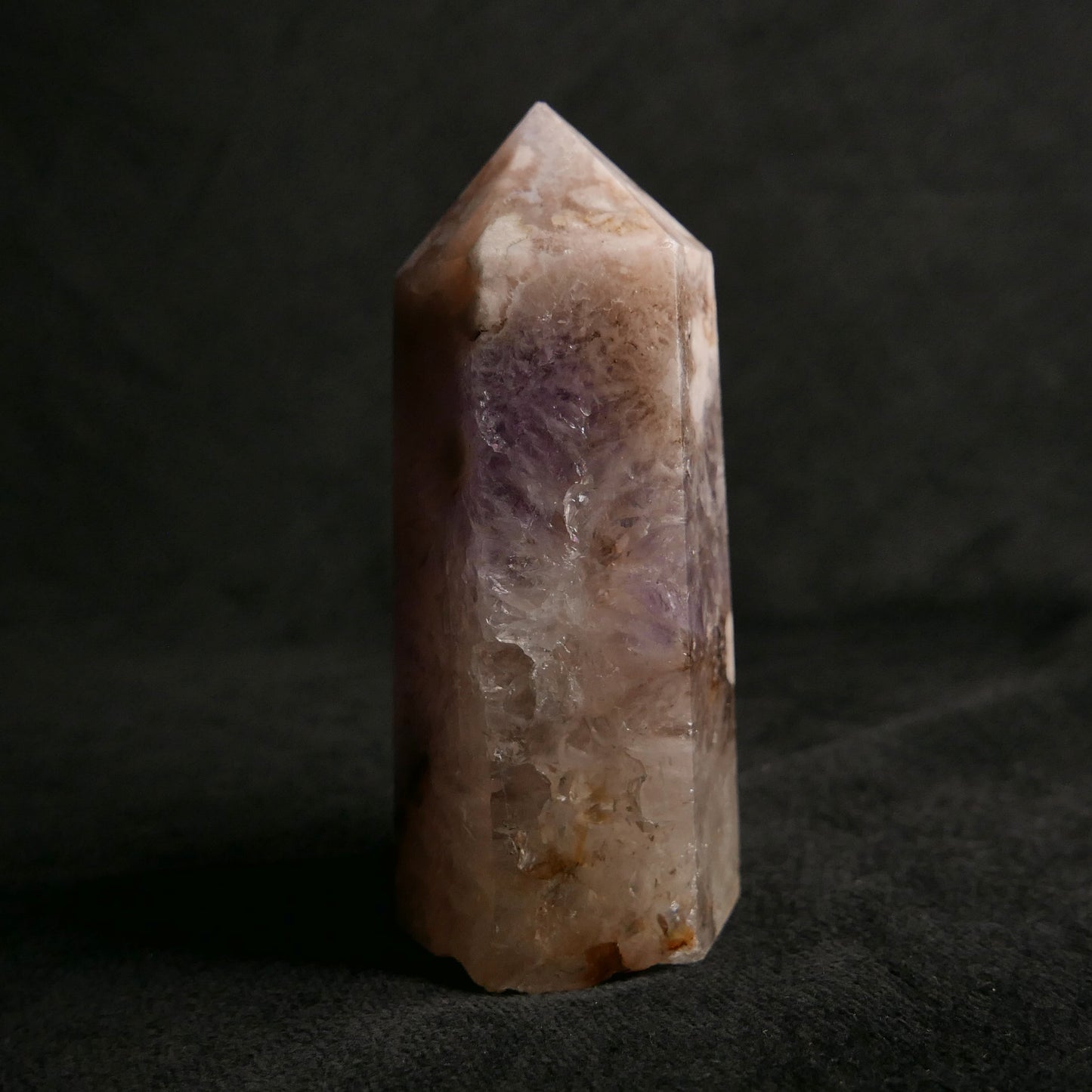 Amethyst Flower Agate Tower | Snow Heart Crystals 
