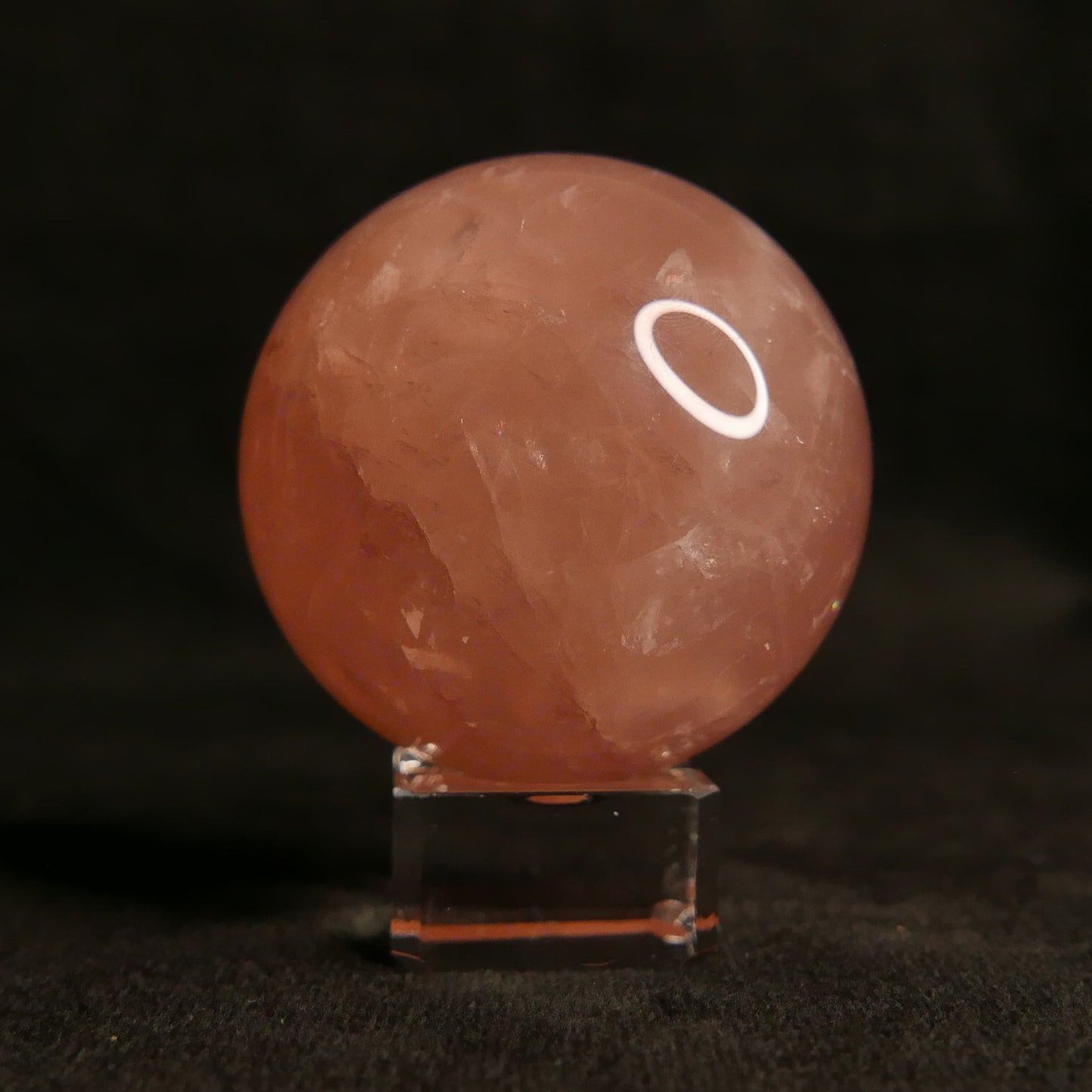Star Rose Quartz Sphere | Snow Heart Crystals