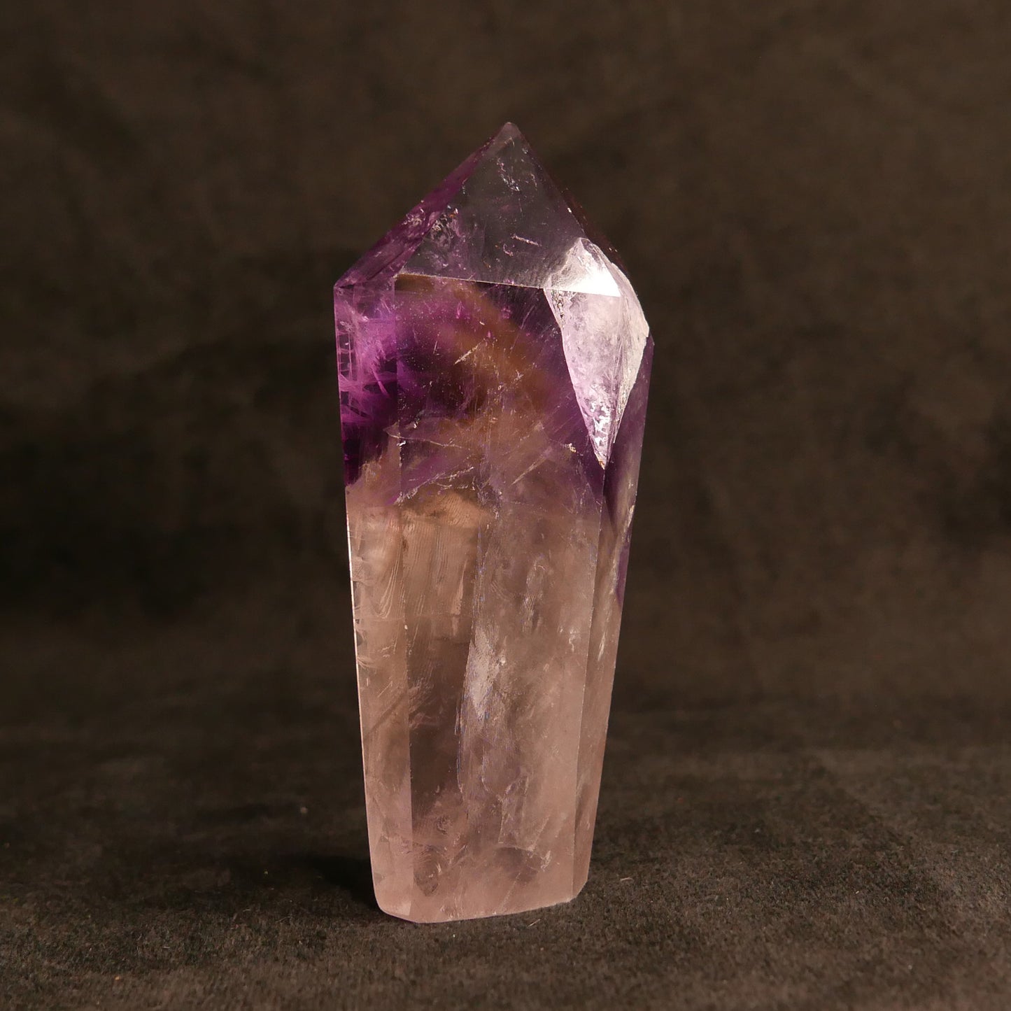 Phantom Amethyst Tower | Snow Heart Crystals