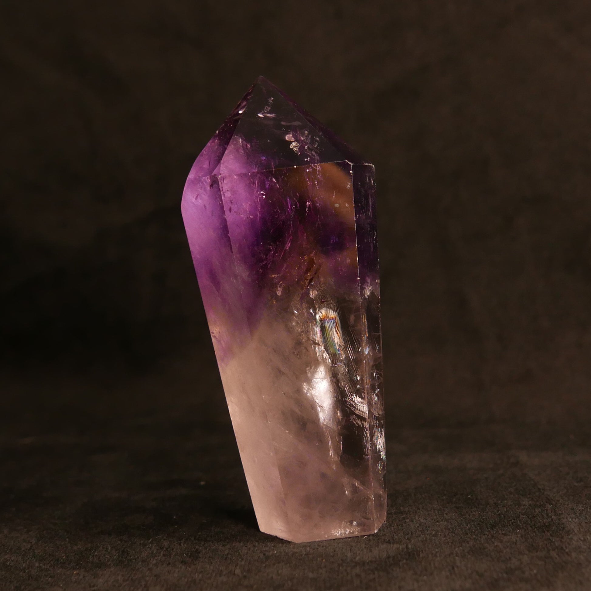 Phantom Amethyst Tower | Snow Heart Crystals