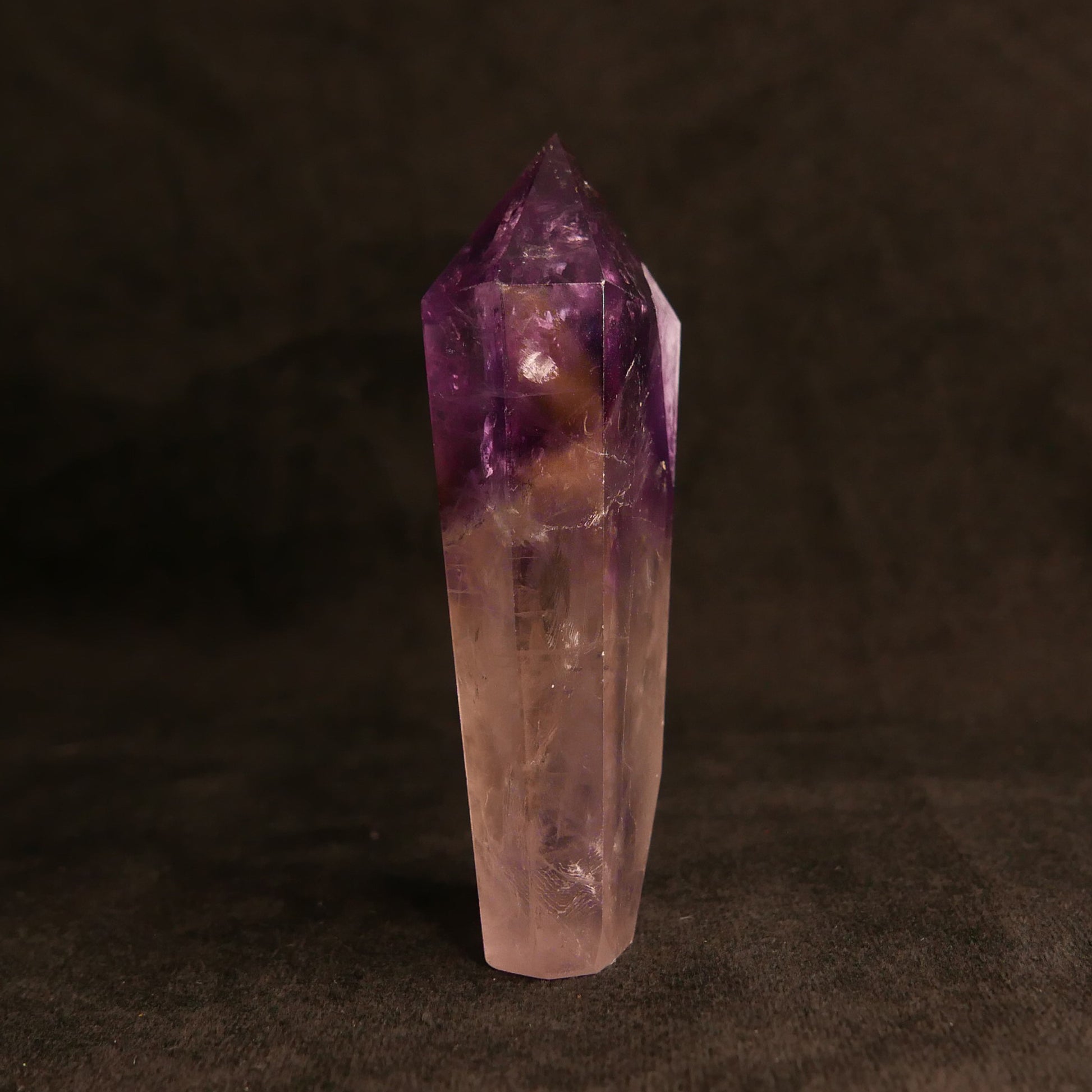 Phantom Amethyst Tower | Snow Heart Crystals