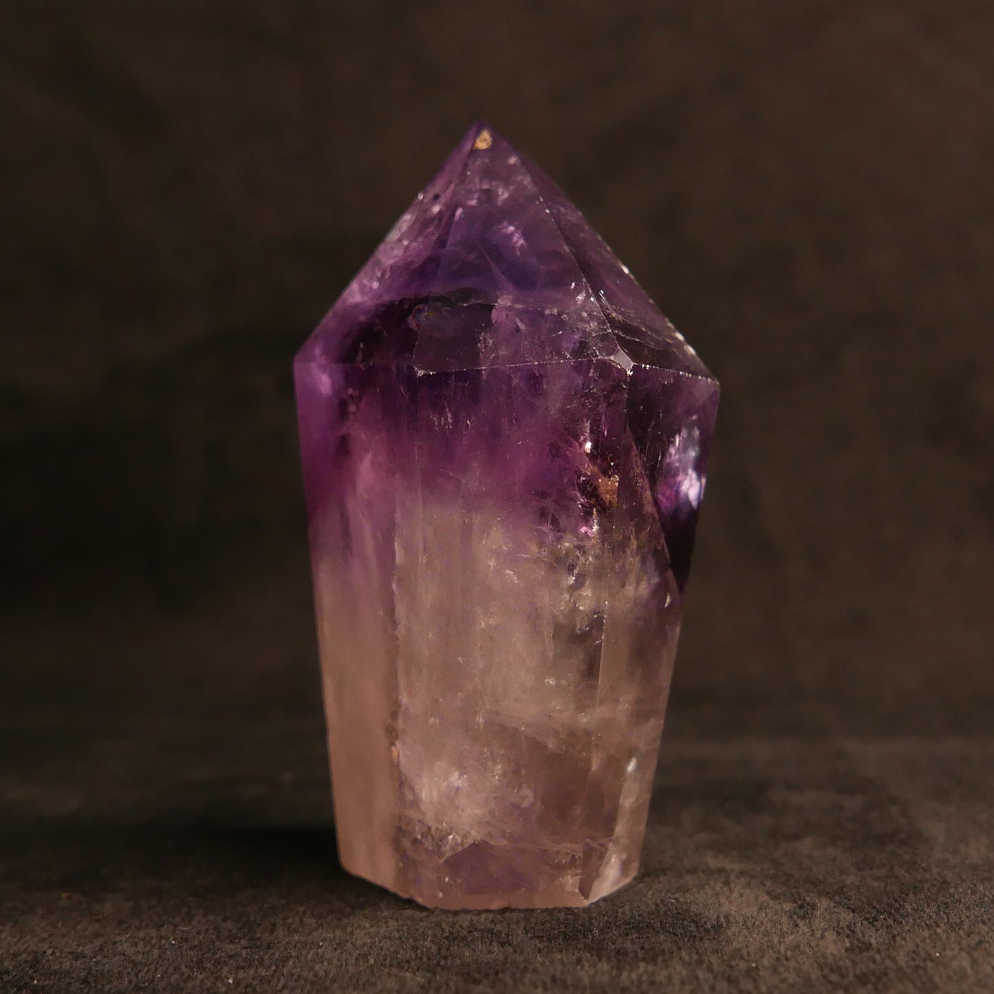 Phantom Amethyst Tower | Snow Heart Crystals