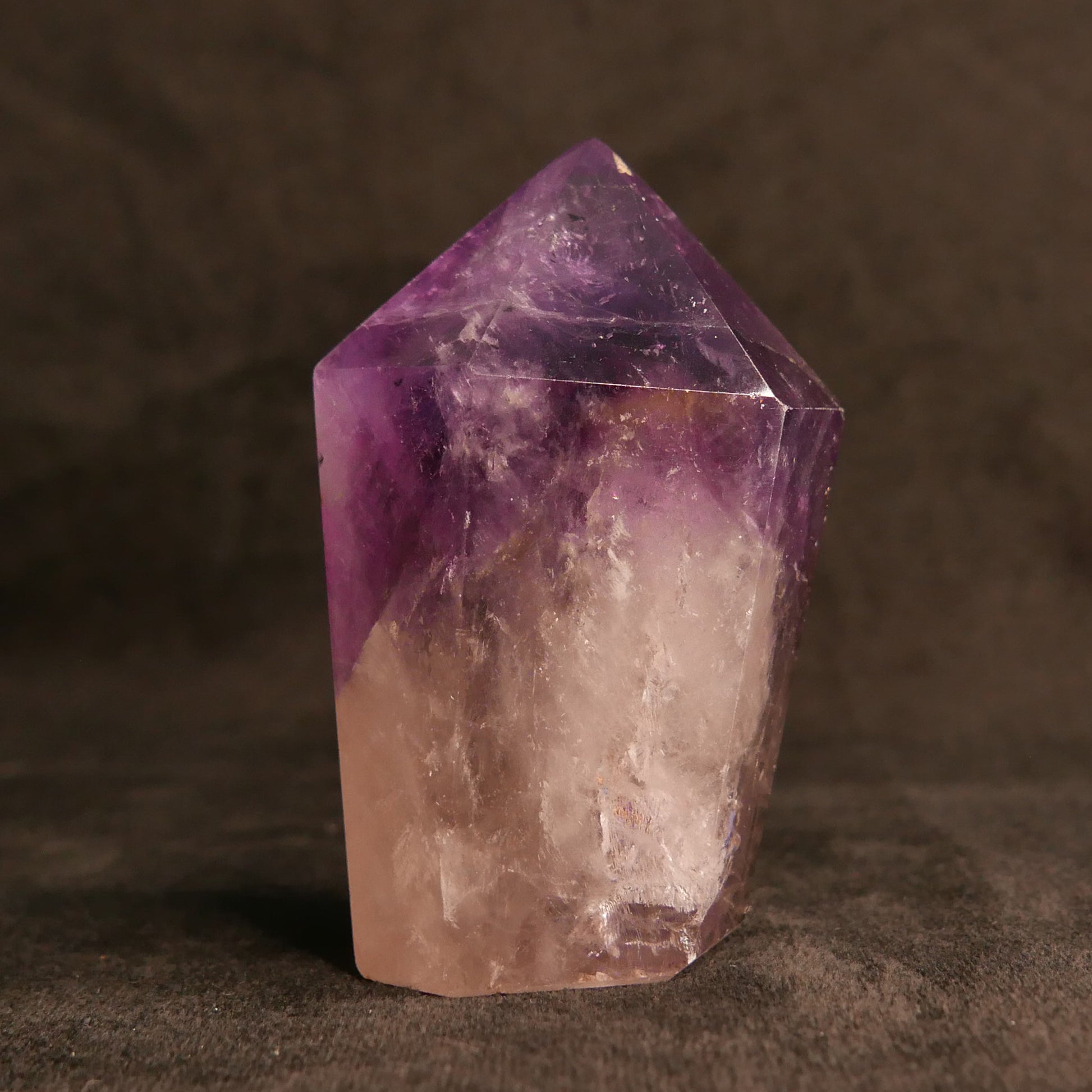 Phantom Amethyst Tower | Snow Heart Crystals