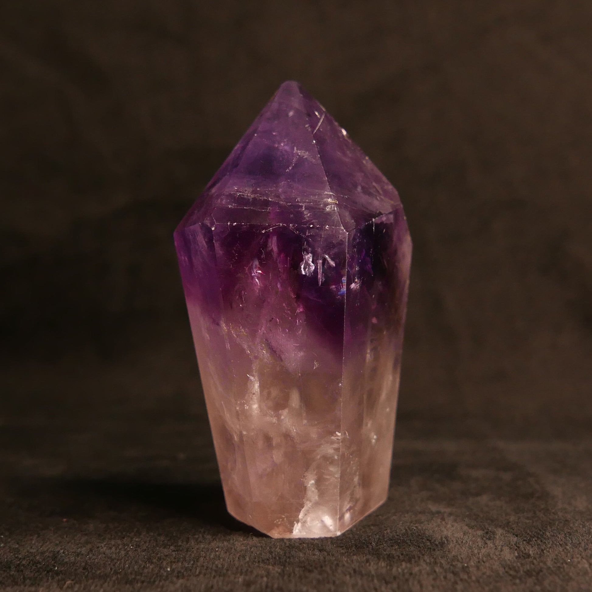 Phantom Amethyst Tower | Snow Heart Crystals