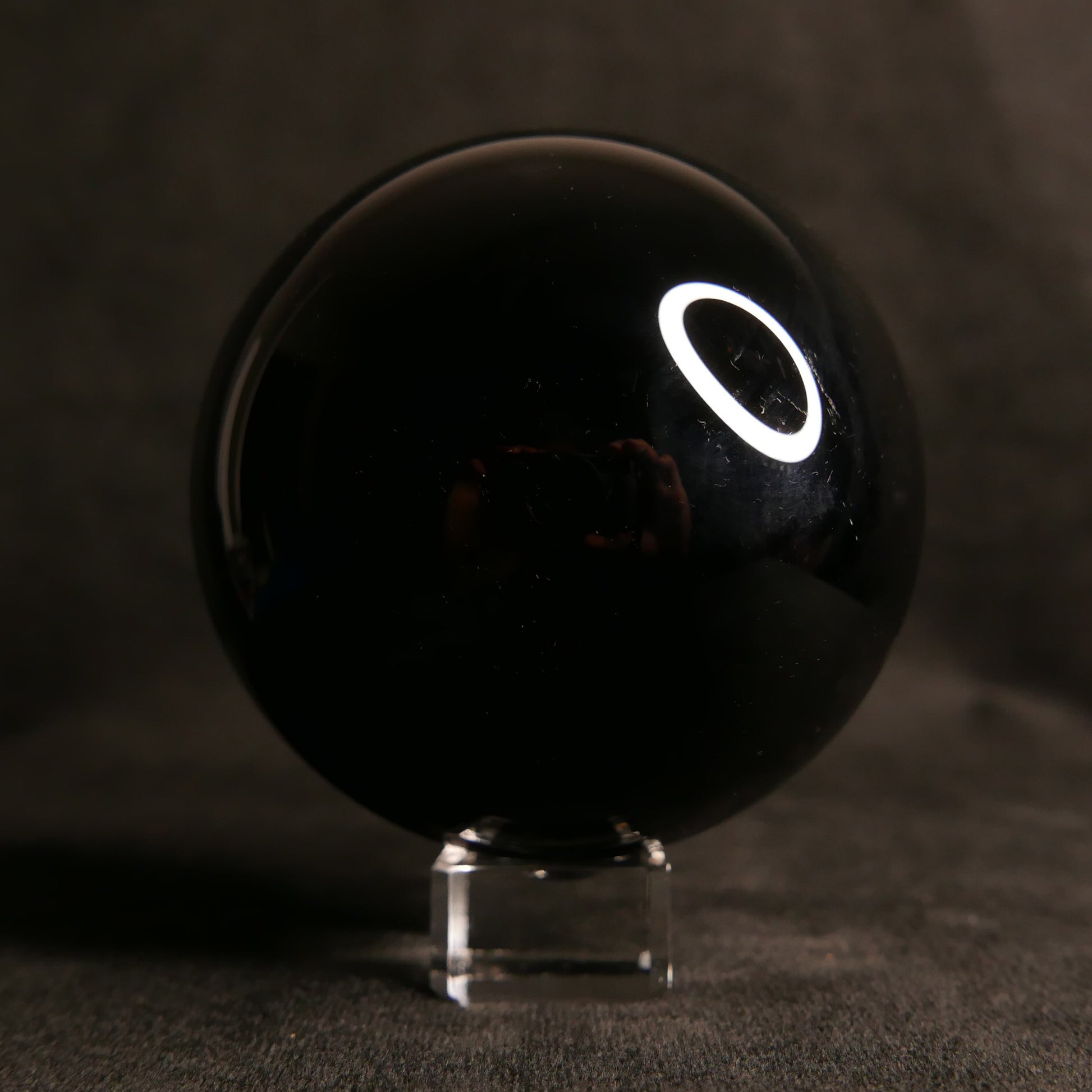 Black Obsidian Sphere | Snow Heart Crystals