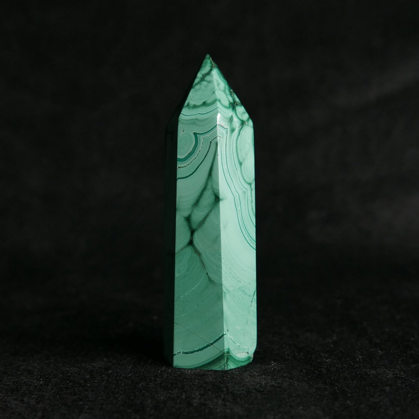 Malachite Tower | Snow Heart Crystals