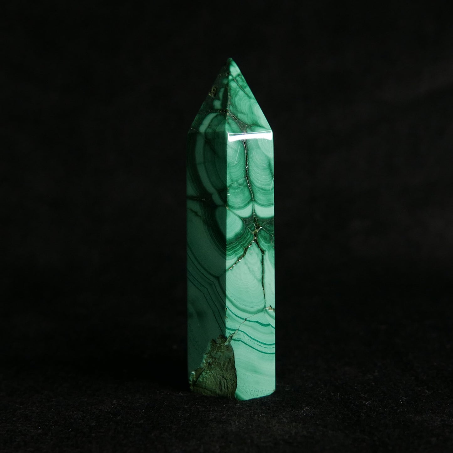 Malachite Tower | Snow Heart Crystals