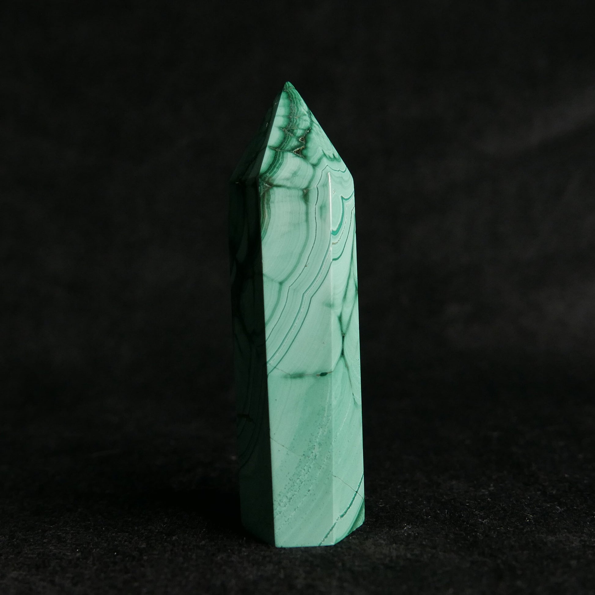 Malachite Tower | Snow Heart Crystals