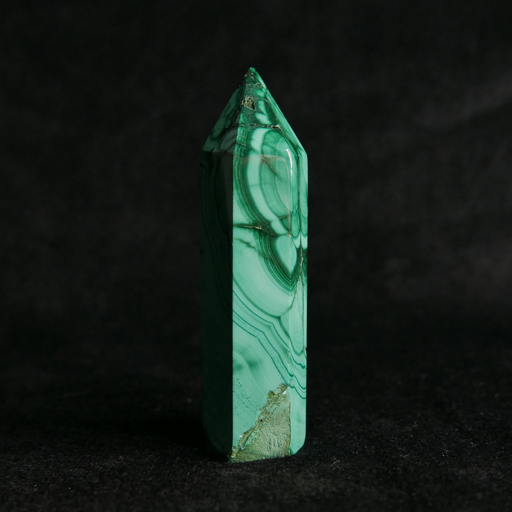 Malachite Tower | Snow Heart Crystals