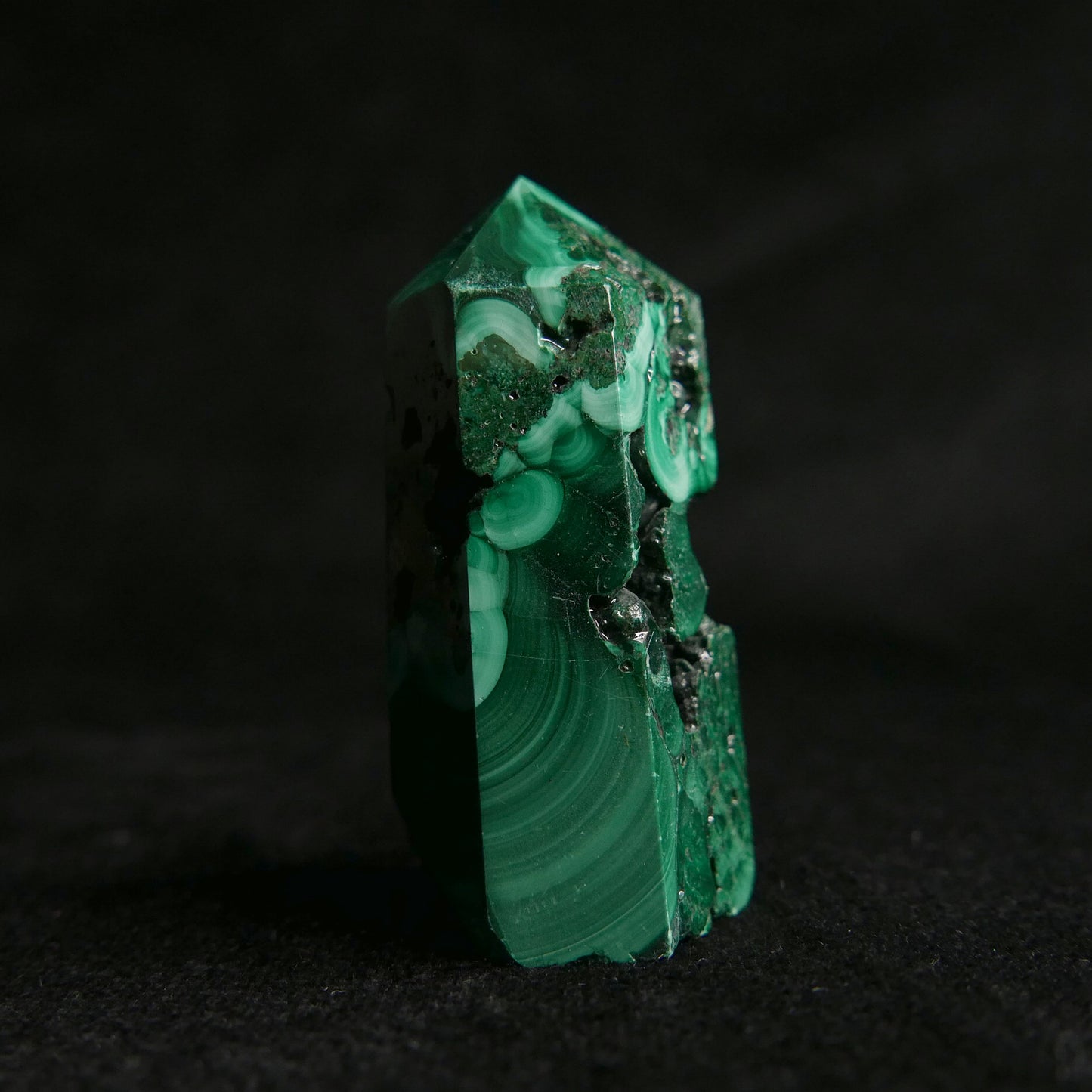 Malachite Tower | Snow Heart Crystals