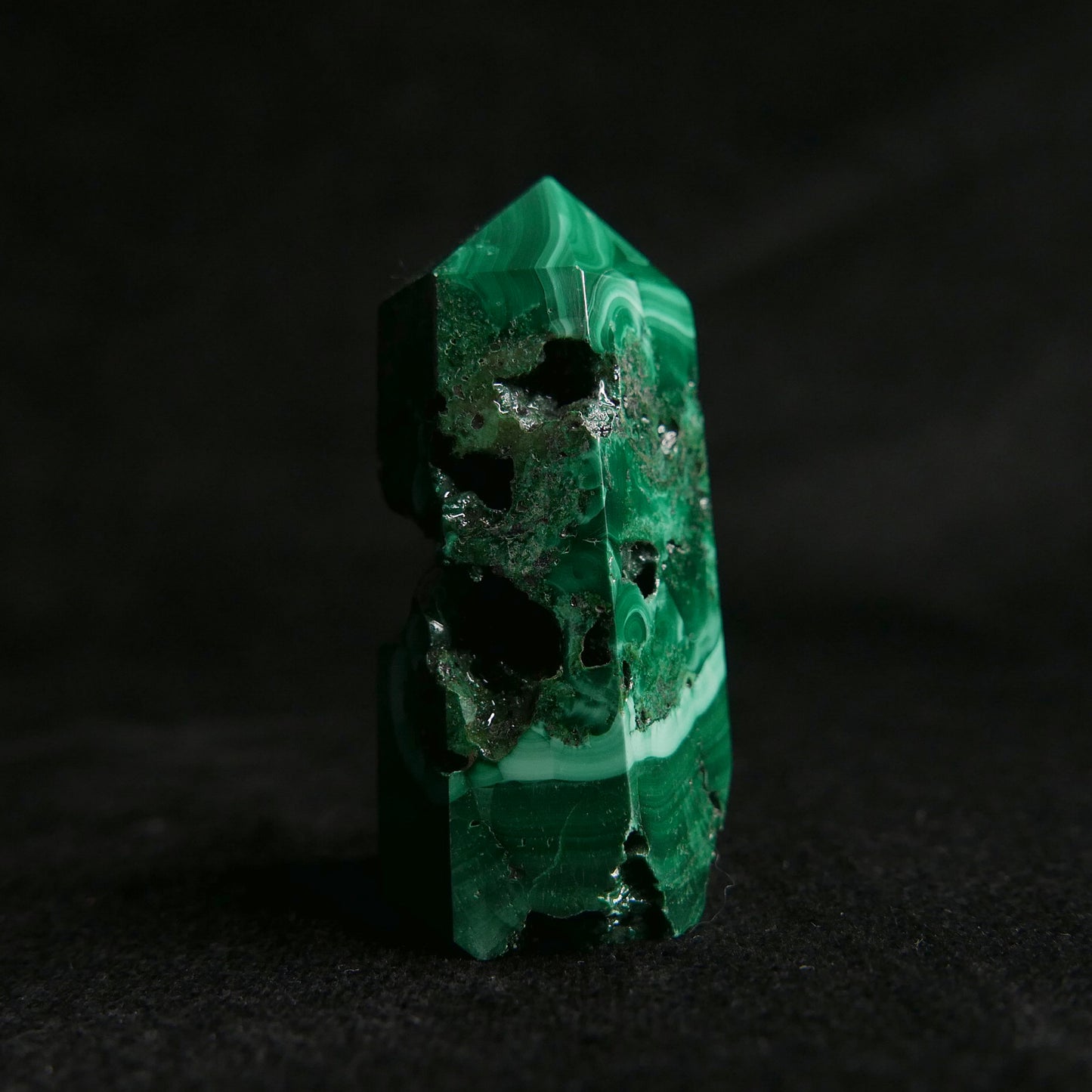 Malachite Tower | Snow Heart Crystals