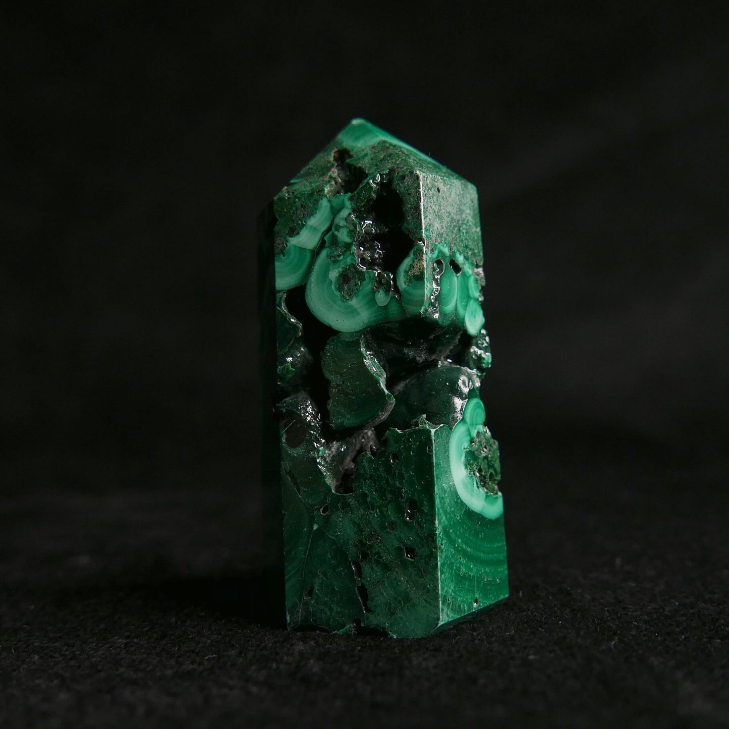 Malachite Tower | Snow Heart Crystals