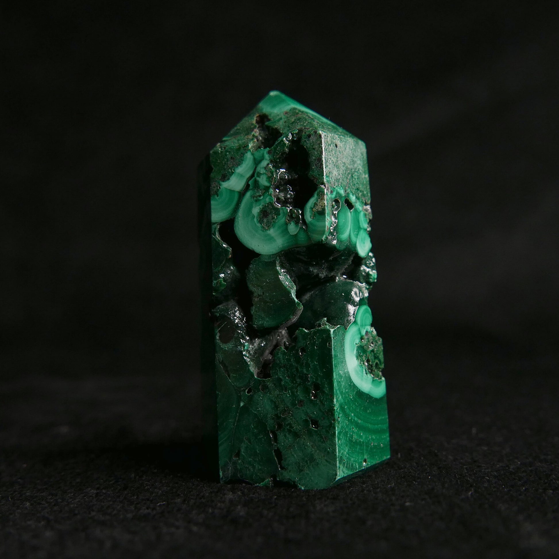 Malachite Tower | Snow Heart Crystals