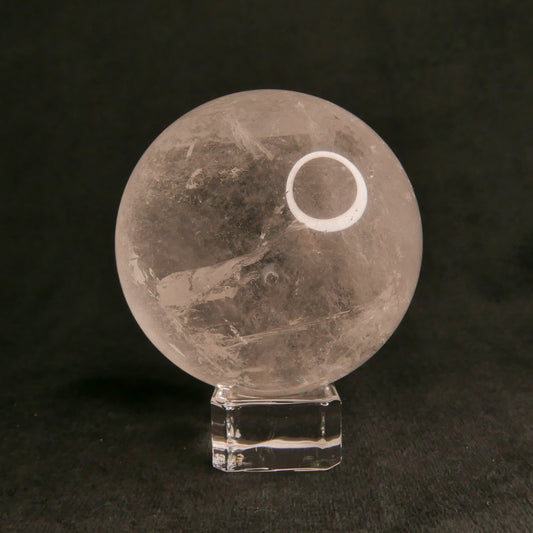 Clear Quartz Sphere with Stand | Snow Heart Crystals - Online Crystal Shop Canada