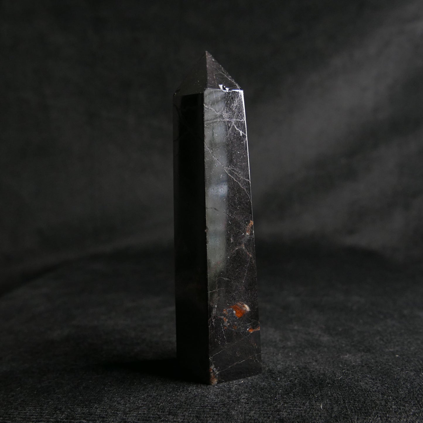 Black Tourmaline Tower | Snow Heart Crystals 