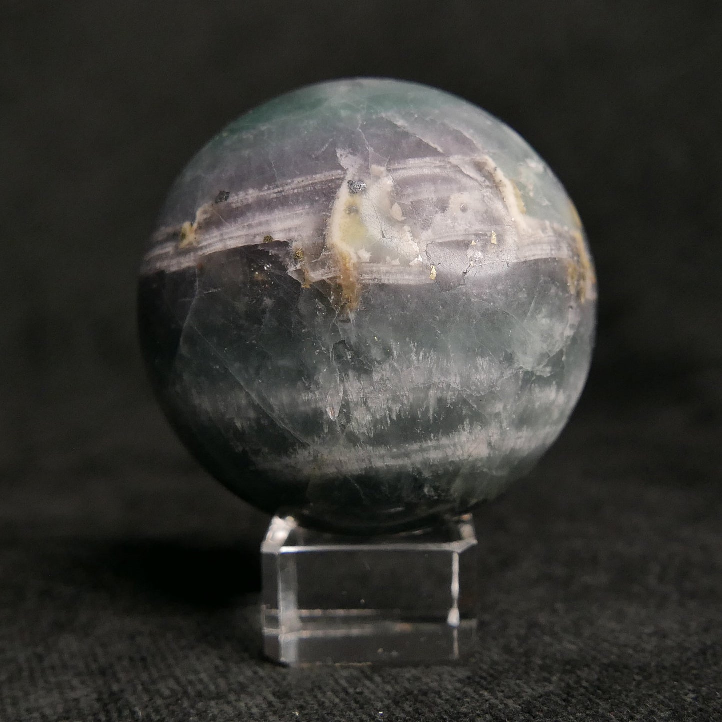 Fluorite Sphere | Snow Heart Crystals