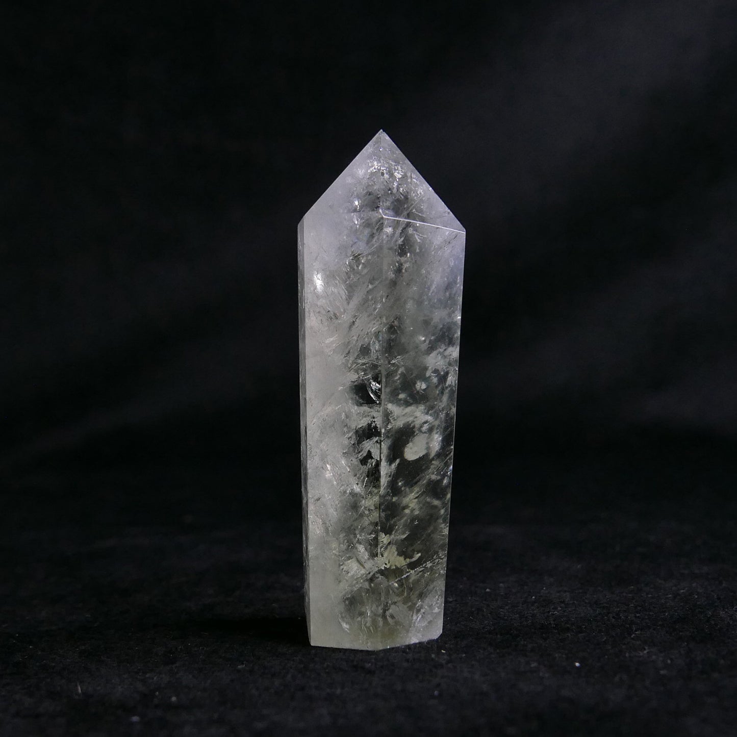 Prasiolite Tower | Snow Heart Crystals 