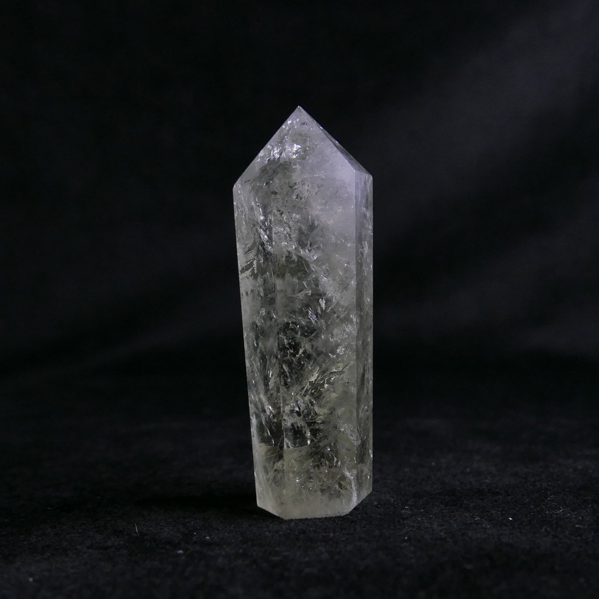 Prasiolite Tower | Snow Heart Crystals 