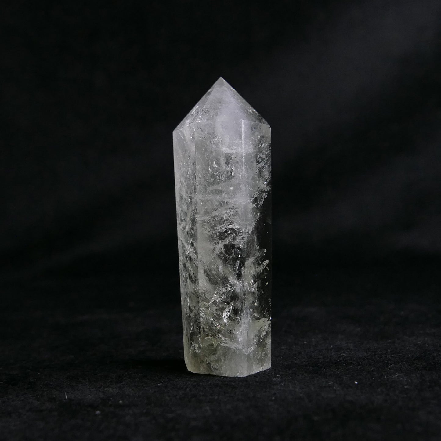 Prasiolite Tower | Snow Heart Crystals 