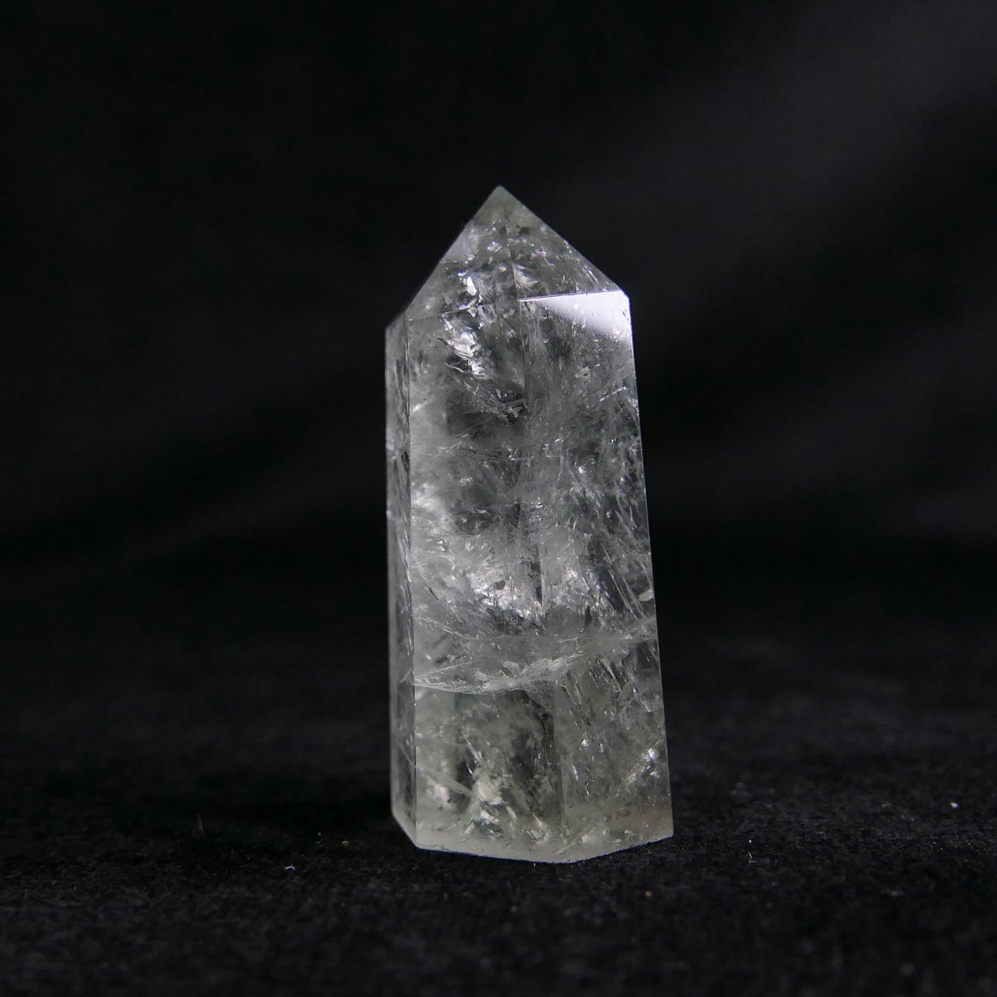 Prasiolite Tower | Snow Heart Crystals 