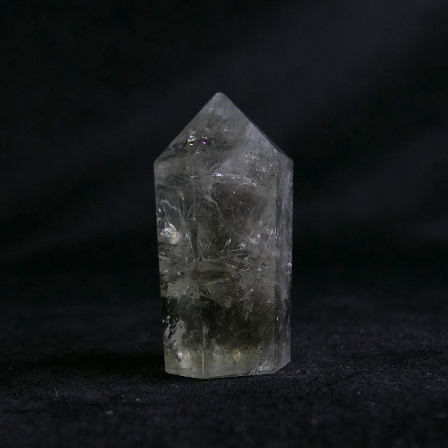 Prasiolite Tower | Snow Heart Crystals 