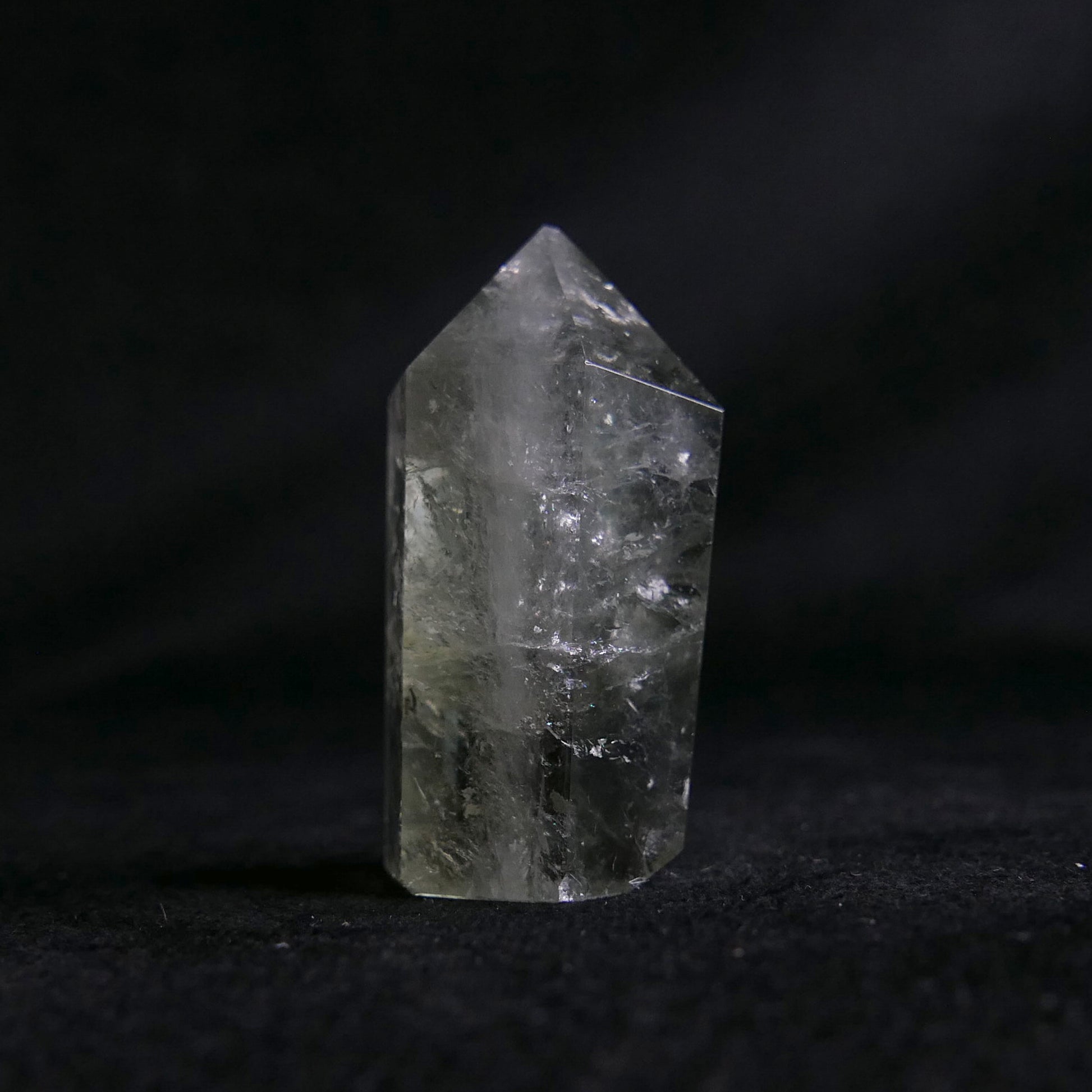 Prasiolite Tower | Snow Heart Crystals 