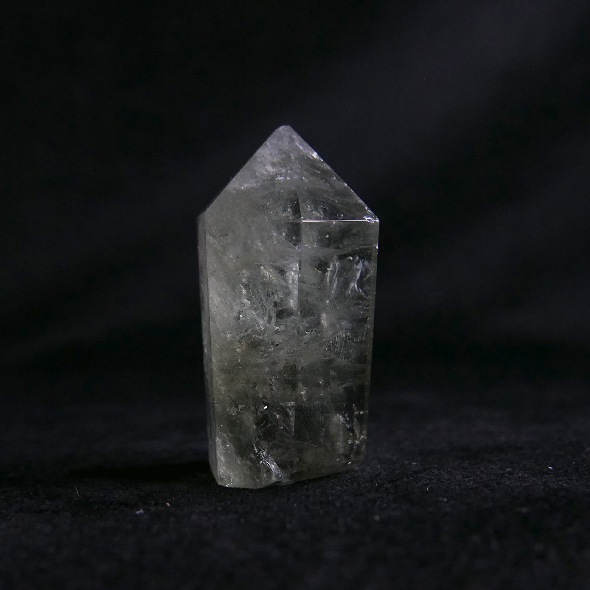 Prasiolite Tower | Snow Heart Crystals 