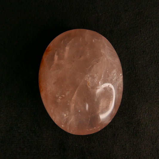 Rose Quartz Palm Stone | Snow Heart Crystals