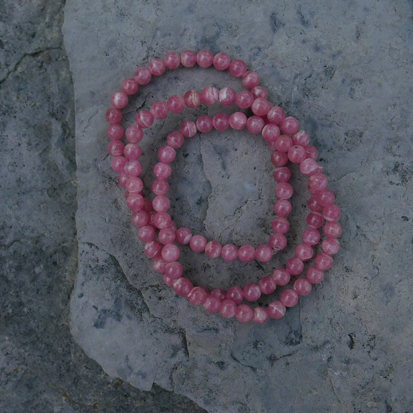 Rhodochrosite Bracelet (5-5.5mm) | Snow Heart Crystals 