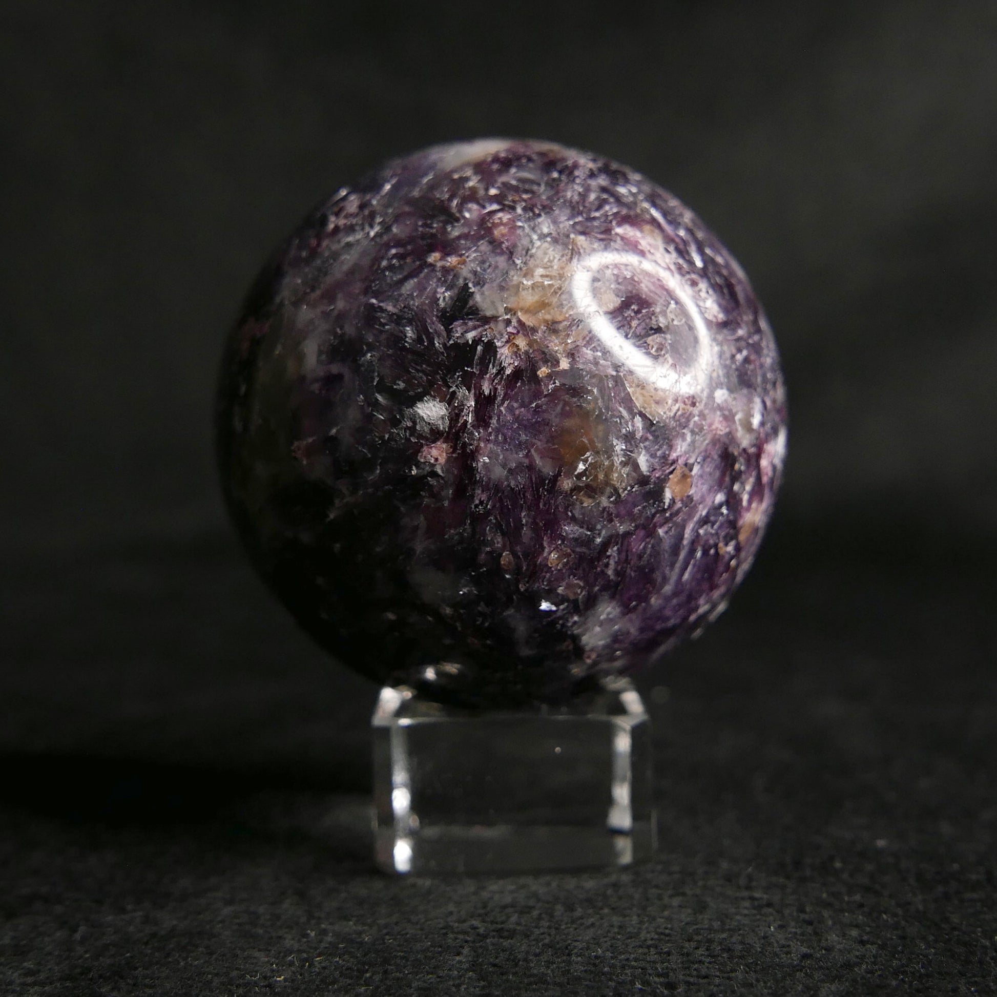 Lepidolite Sphere | Snow Heart Crystals