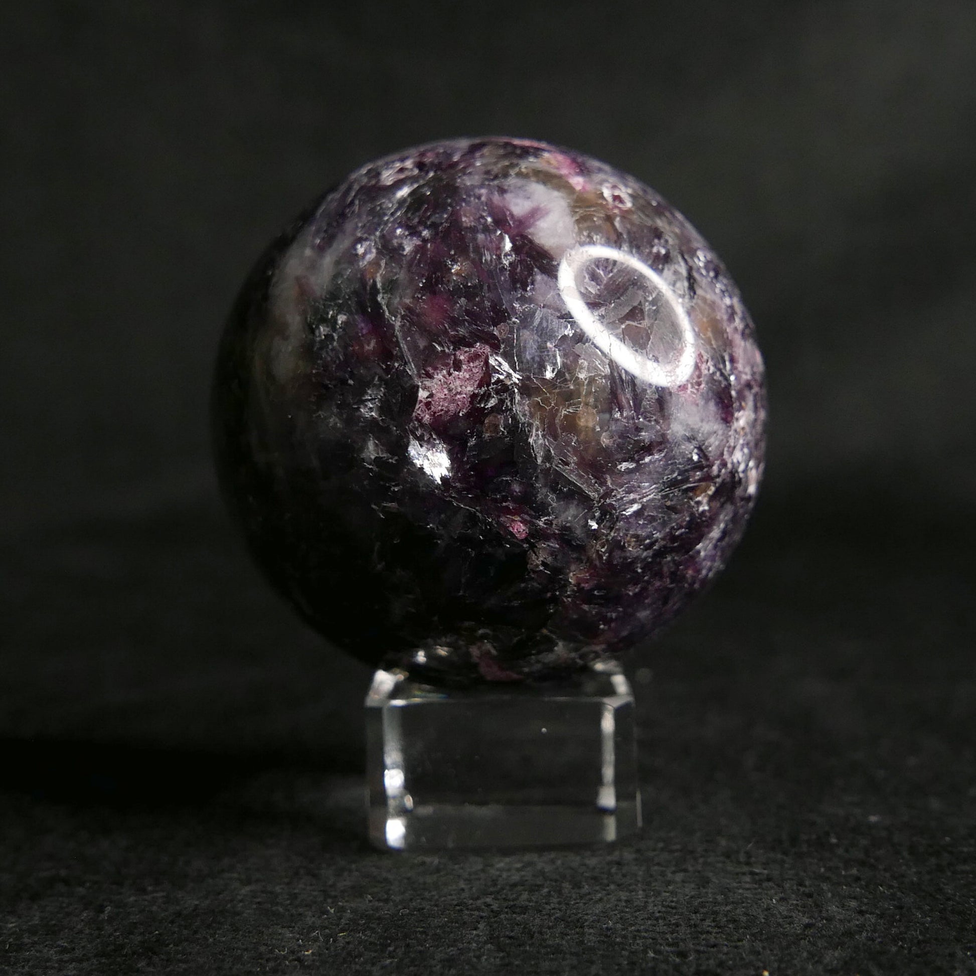 Lepidolite Sphere | Snow Heart Crystals