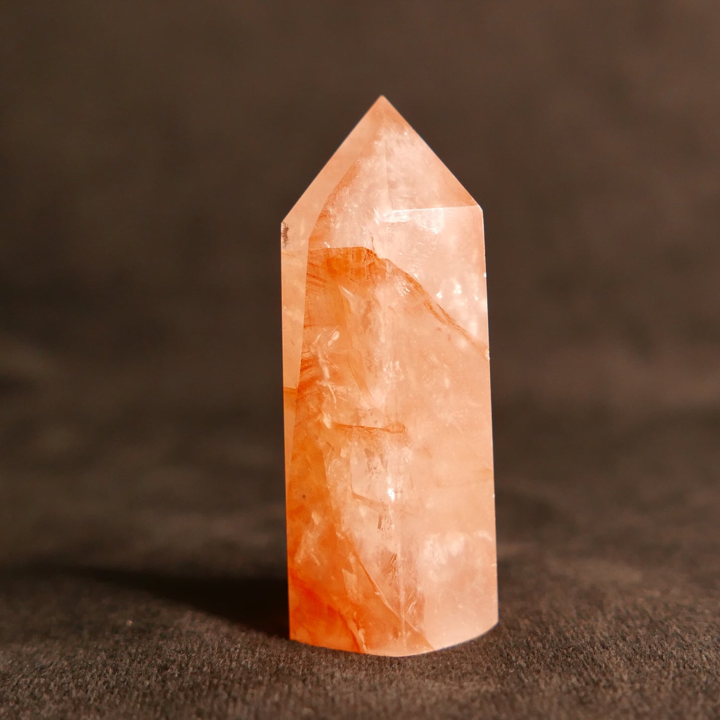 Fire Quartz Tower | Snow Heart Crystals