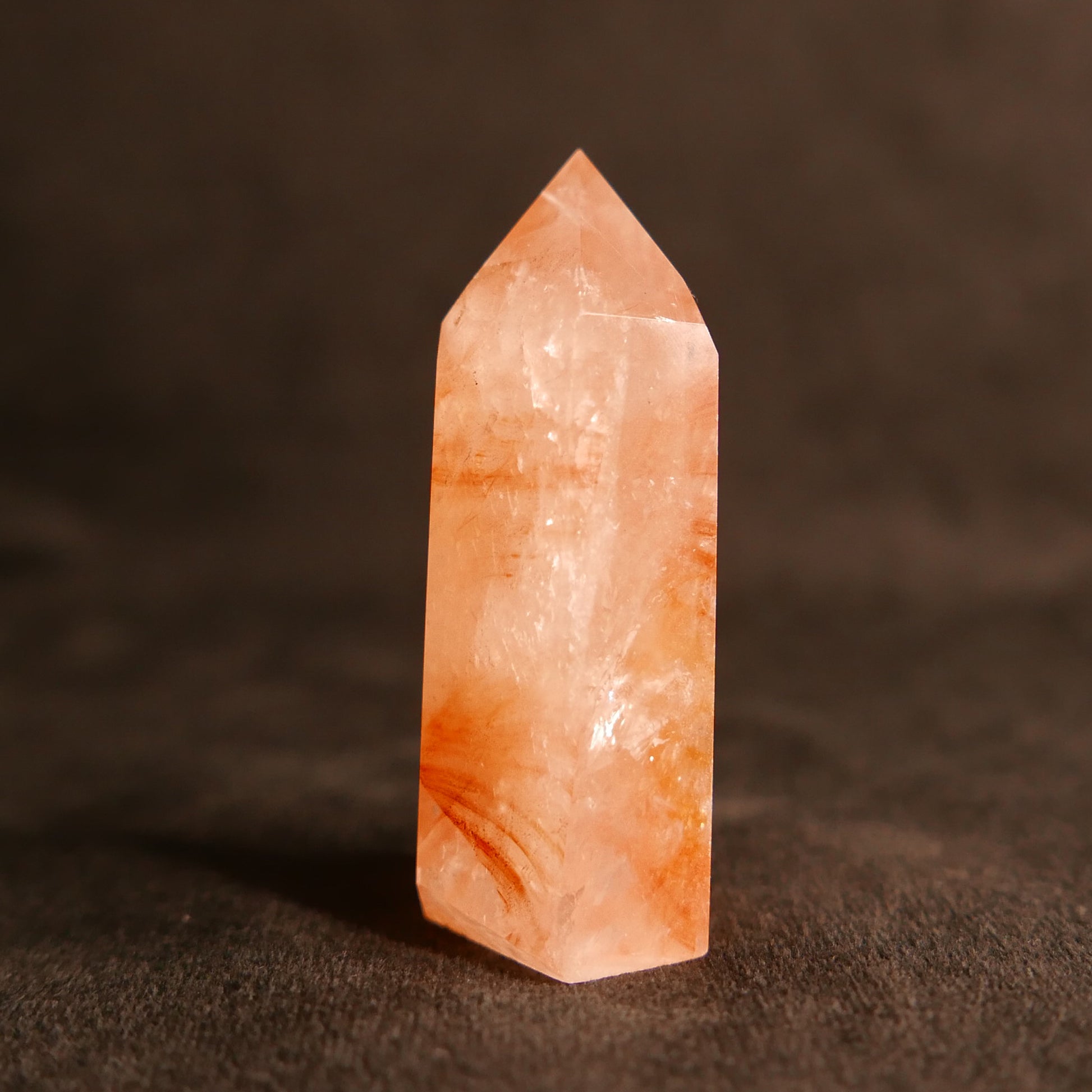 Fire Quartz Tower | Snow Heart Crystals