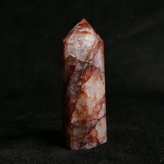 Fire Quartz Tower | Snow Heart Crystals