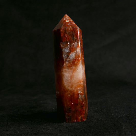 Fire Quartz Tower | Snow Heart Crystals