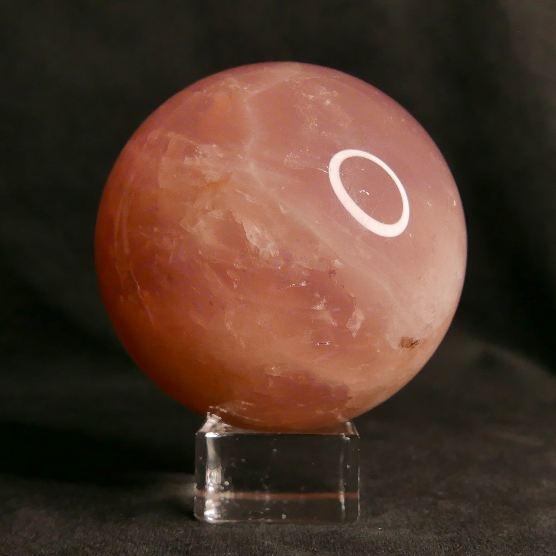 Star Rose Quartz Sphere | Snow Heart Crystals