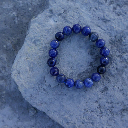 Sodalite Bracelet (10-10.5mm) | Snow Heart Crystals 