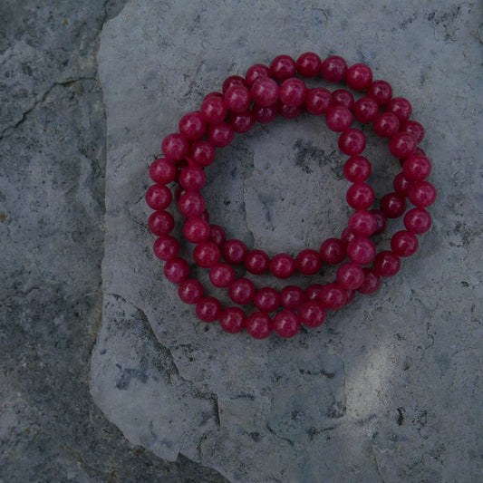 Rhodonite Bracelet | Snow Heart Crystals 