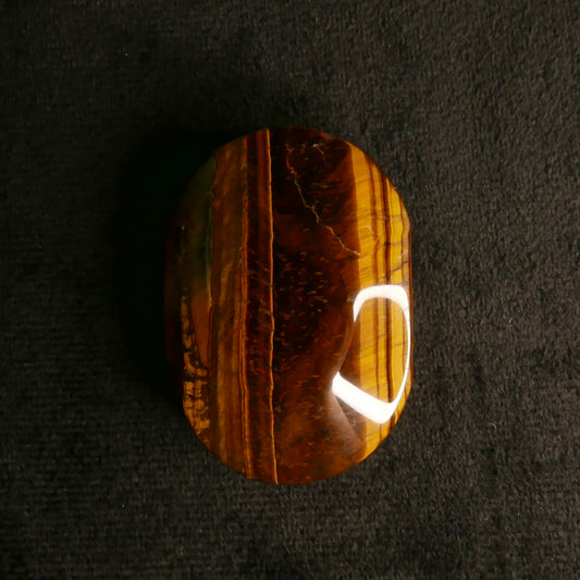 Tiger Eye Palm Stone | Snow Heart Crystals - Online Crystal Shop Canada 